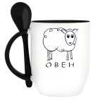 Кружка с ложкой