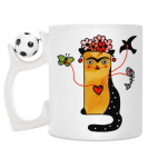 Кружка с футбольным мячиком