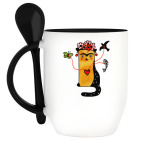 Кружка с ложкой