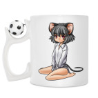 Кружка с футбольным мячиком