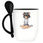 Кружка с ложкой