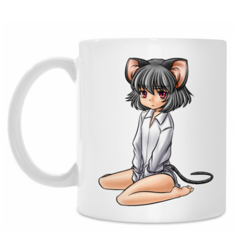 Кружка с принтом Neko chibi