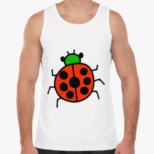 Майка с принтом Божья коровка