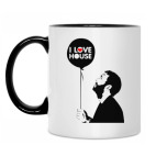 Кружка двухцветная