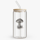 Банка с бамбуковой крышкой