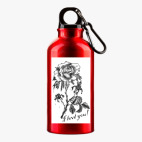 Металлическая бутылка 400 мл UV-DTF