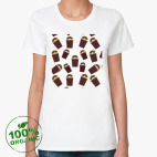 Женская футболка органик