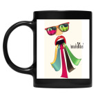 Кружка цветная UV-DTF