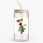 Банка с бамбуковой крышкой