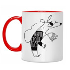 Двухцветная кружка Мыш (кродеться). Мем