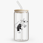 Банка с бамбуковой крышкой