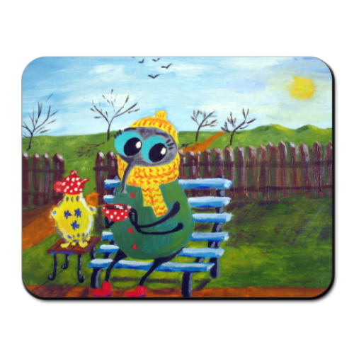 Коврик для мыши Осенняя муха