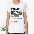 Женская футболка органик