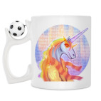 Кружка с футбольным мячиком