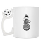 Кружка с футбольным мячиком