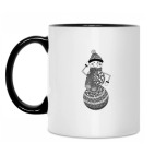 Кружка двухцветная