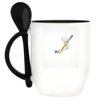 Кружка с ложкой