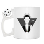 Кружка с футбольным мячиком