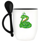 Кружка с ложкой