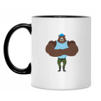 Кружка двухцветная