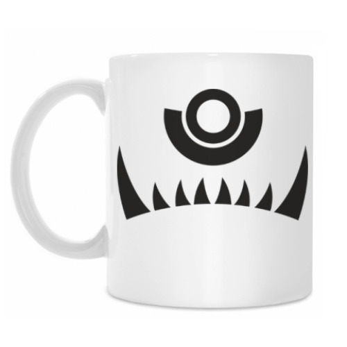 Кружка с принтом Монстр циклоп