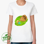 Женская футболка органик