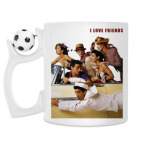 Кружка с футбольным мячиком