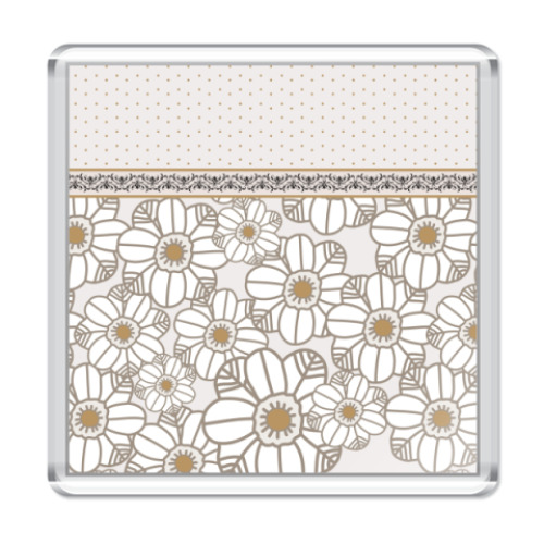 Магнит с принтом графика