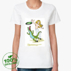 Женская футболка органик