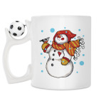 Кружка с футбольным мячиком