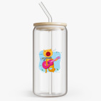 Банка с бамбуковой крышкой