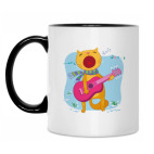 Кружка двухцветная