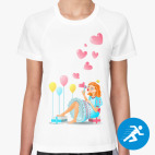 Женская спортивная футболка