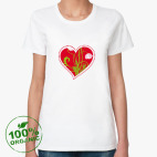 Женская футболка органик