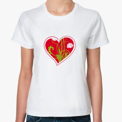 Классическая футболка Сердце