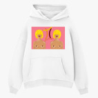 Толстовка худи оверсайз