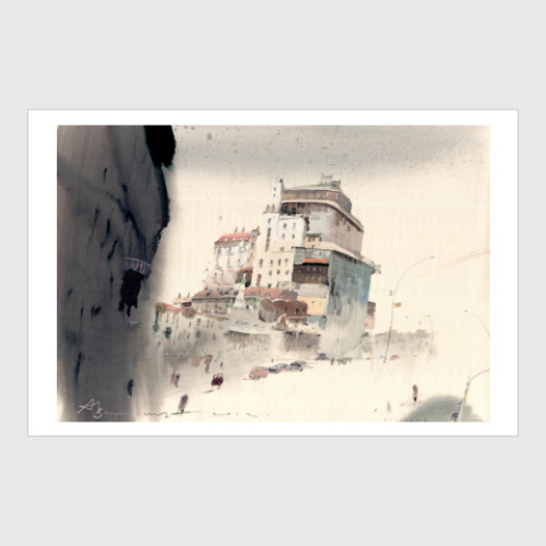 Постер с принтом Телеграф