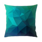 Подушка 35x35 см Глубины океана