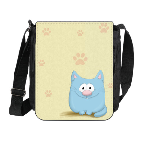 Сумка на плечо (мини-планшет) с принтом Любопытный Феня