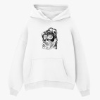 Толстовка худи оверсайз