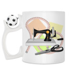 Кружка с футбольным мячиком