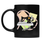 Кружка цветная UV-DTF