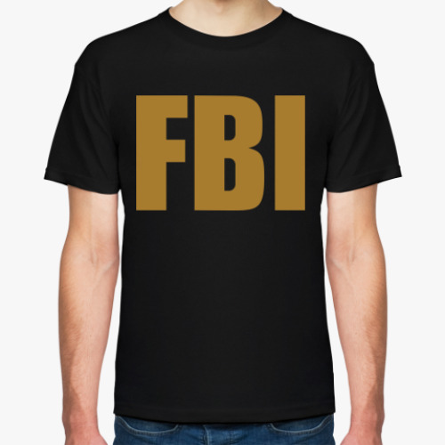 Футболка с принтом FBI (ФБР)