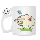 Кружка с футбольным мячиком