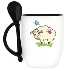 Кружка с ложкой