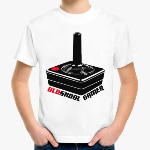 Детская футболка с принтом OLD skool