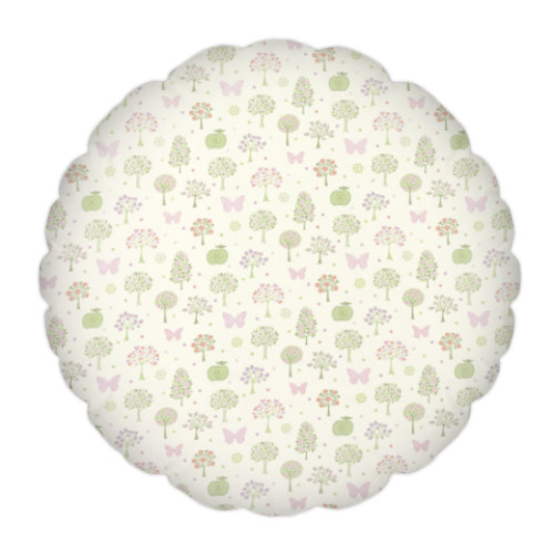 Подушка с принтом Vintage Home