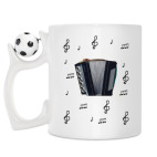 Кружка с футбольным мячиком