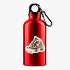 Металлическая бутылка 400 мл UV-DTF