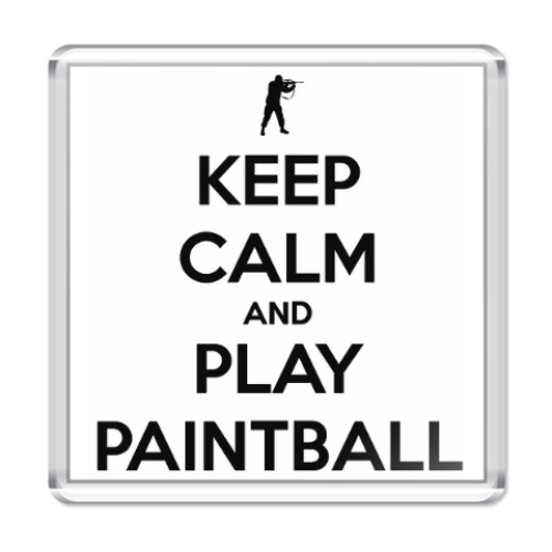 Магнит Keep Calm And Love Paintball